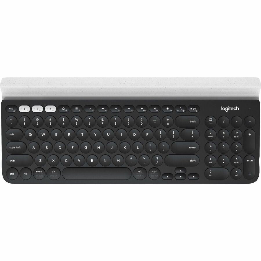 Logitech K780 Multi-Device Wireless Keyboard for Windows, Wireless 2.4GHz, Bluetooth, Smartphone and Tablet Cradle