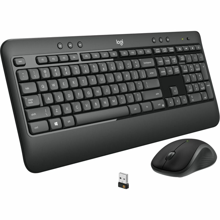 Logitech MK540 Advanced Wireless Keyboard and Mouse Combo for Windows, 2.4 GHz Unifying USB-Receiver