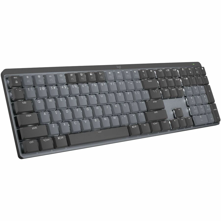 Logitech MX Mechanical Wireless Illuminated Performance Keyboard, Linear Switches, Backlit Keys, Bluetooth