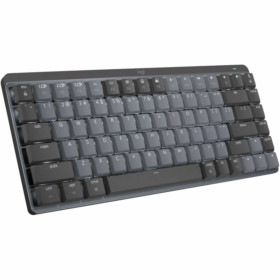Logitech MX Mechanical Mini for Mac Wireless Illuminated Keyboard, Low-Profile Switches, Tactile Quiet Keys, Space Gray