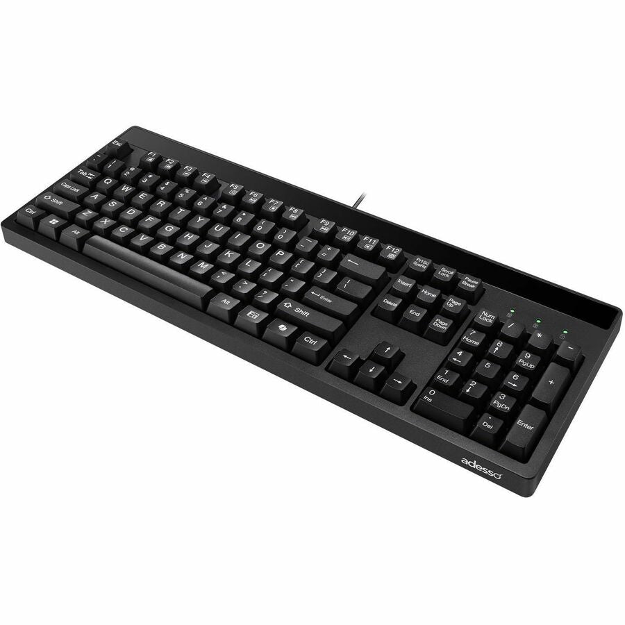Adesso EasyTouch 130 Full Sized Wired Mechanical Keyboard With CoPilot AI Hotkey