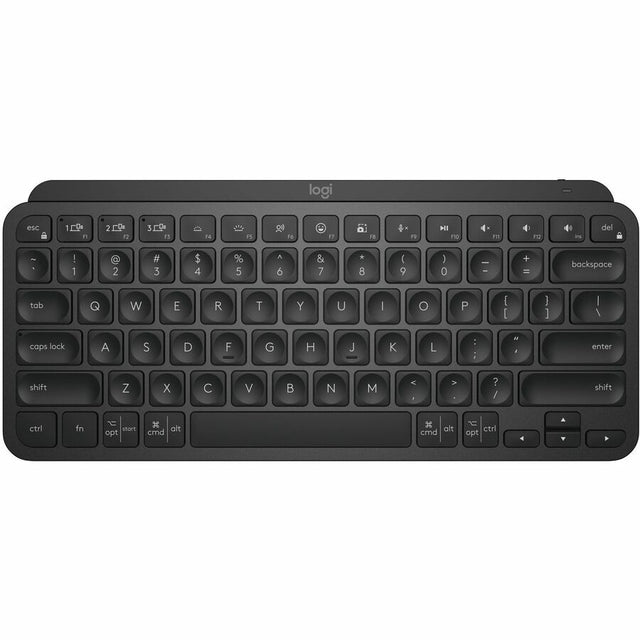 Logitech MX Keys Mini Minimalist Wireless Illuminated Keyboard, Compact, Bluetooth, Backlit, USB-C, Black