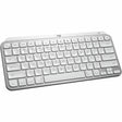 Logitech MX Keys Mini for Mac Minimalist Wireless Illuminated Keyboard, Bluetooth, Backlit Keys, USB-C, Metal Build, Pale Grey
