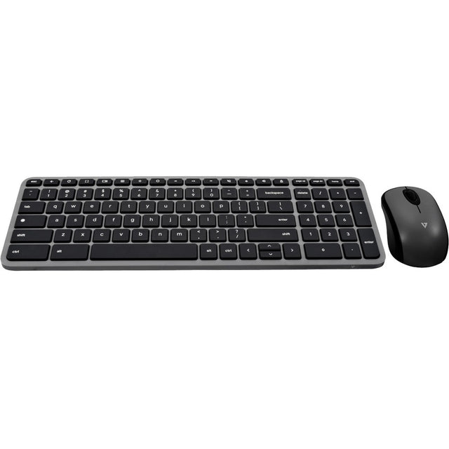 V7 CKW150BTUSV7 Bluetooth Keyboard and Mouse Combo Chromebook Edition